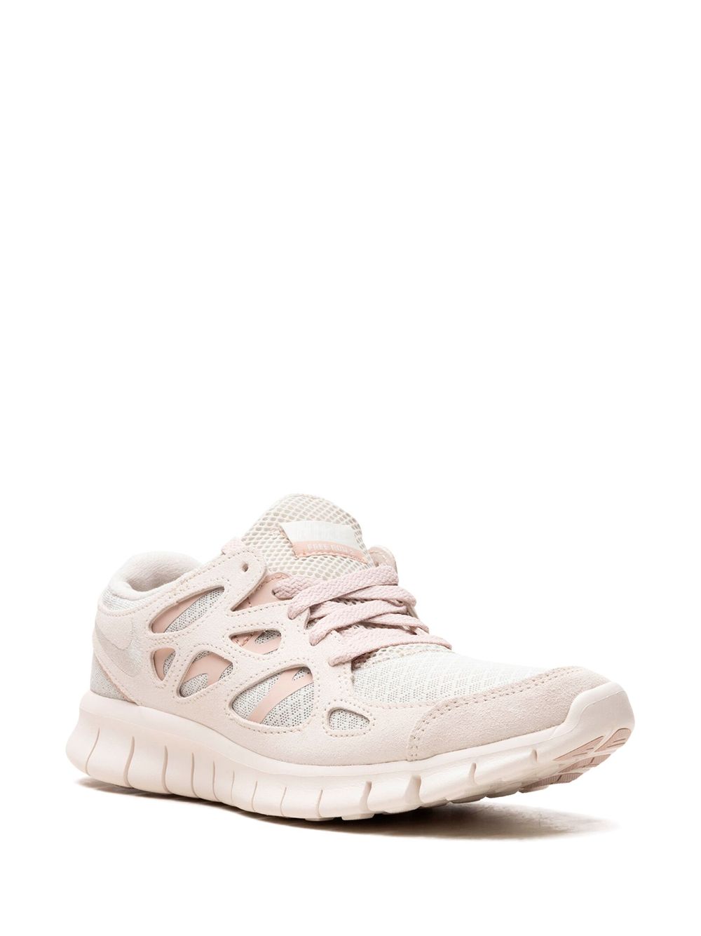 Shop Nike Free Run 2 "pure Platinum" Sneakers In Neutrals