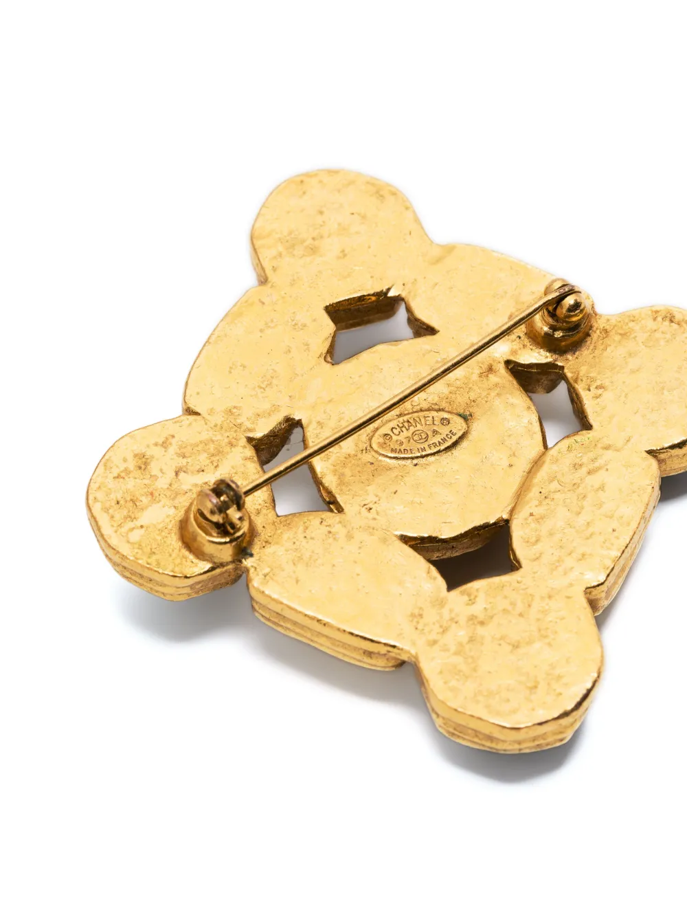 最終値下げ Embellished CC 1997 Pre-Owned CHANEL Brooch JO FARFETCH | Gold | 小物