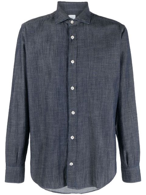 Eleventy Chambray overhemd