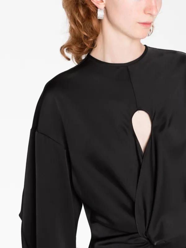 ワンピース THE ATTICO CUT-OUT DRESS The Attico cut-out Mini Dress | Black | FARFETCH
