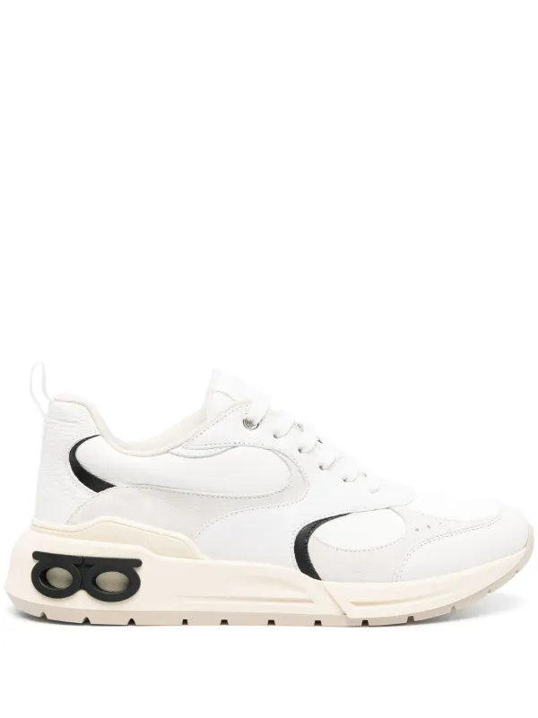 スニーカー Salvatore Ferragamo SNEAKER GANCINI IN PELLE Gancini sneaker - Men | Ferragamo