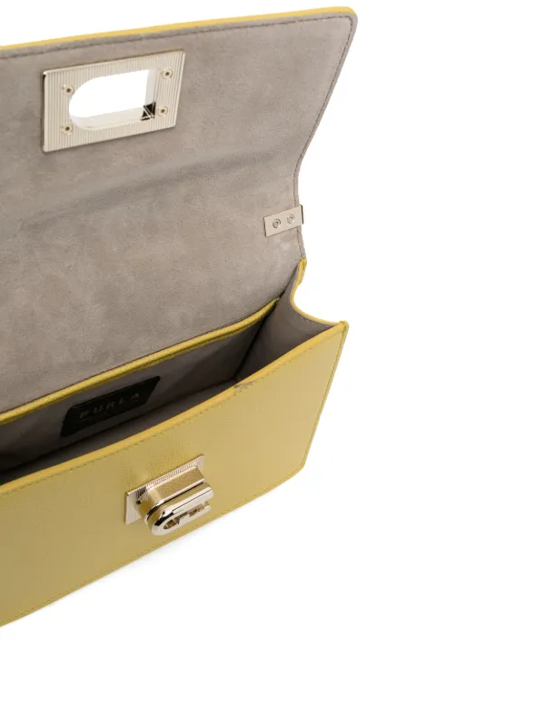 【送料&関税込】Furla Logo Buckle Shoulder Bag Furla logo-buckle Shoulder Bag | Yellow | FARFETCH EG