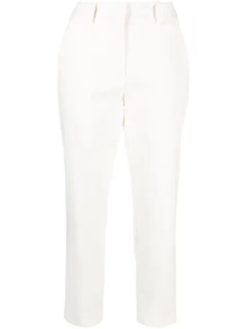 Eleventy mid-rise straight-leg trousers