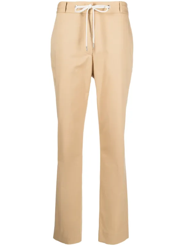 Eleventy Tapered Drawstring Trousers in Neutrals