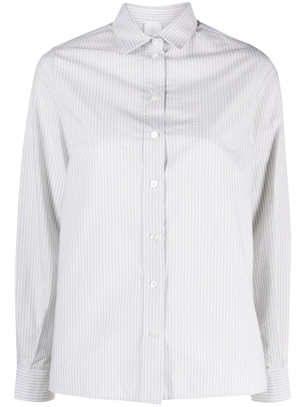 Image 1 of Eleventy long-sleeve striped shirt