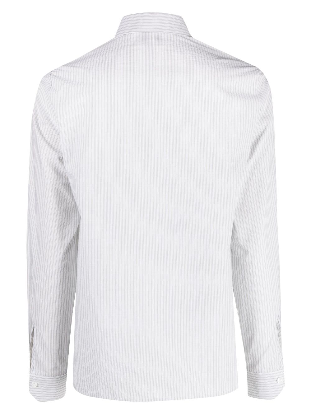 Eleventy long-sleeve striped shirt - Neutrals