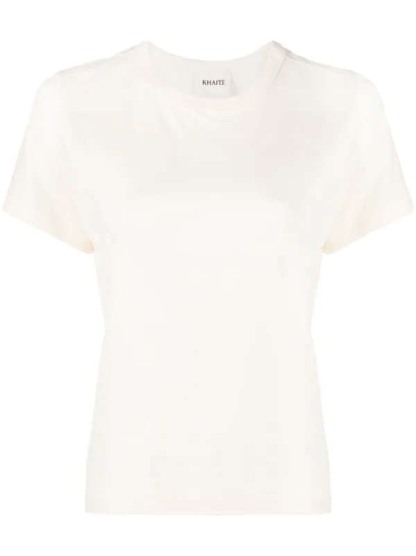 【関税込み】KHAITE ホワイト The Emmylou Tシャツ Emmylou T-Shirt in White – KHAITE