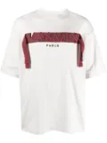 Lanvin Curb Lace logo-embroidered T-shirt - Grey