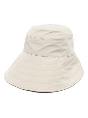 Leather baseball hat without visor - The Attico - Women