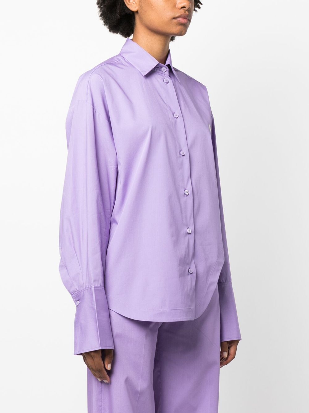 How to save on The Attico Eliza asymmetric cotton-poplin shirt Women