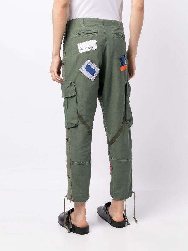 Greg Lauren Patchwork Cargo Trousers - Farfetch