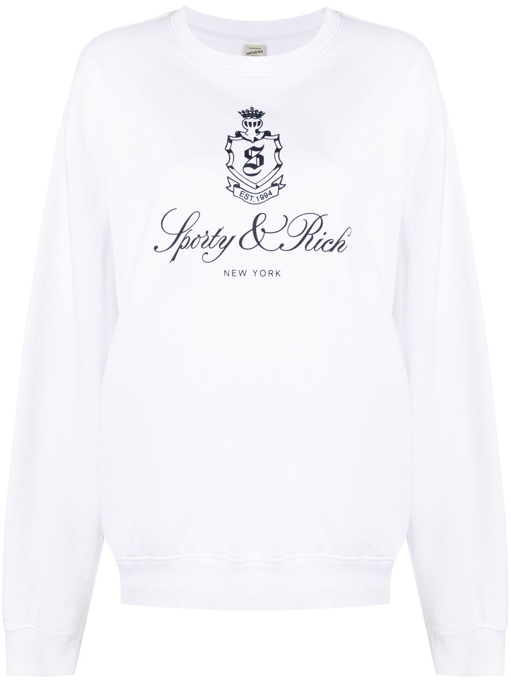 logo-print cotton sweatshirt