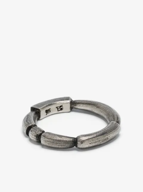 WERKSTATT:MÜNCHEN anillo con detalle grabado