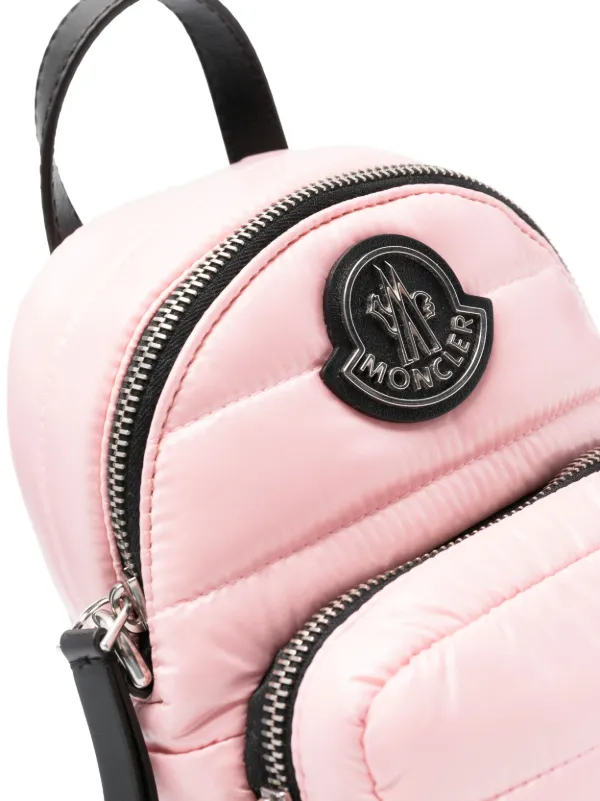 Prada Mini Logo-applique Top Handle Bag In Leather in Pink