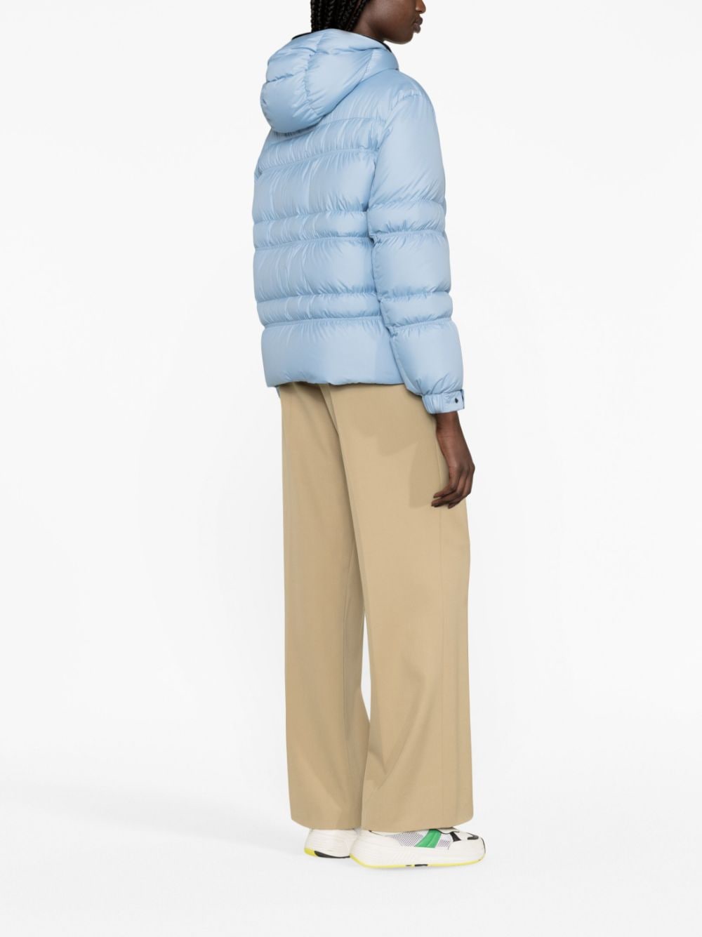 Shop Moncler Yser Ripstop Down Puffer Jacket In Blue