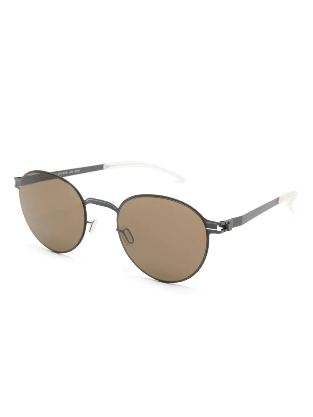 Mykita Carlo zonnebril met rond montuur - Grijs