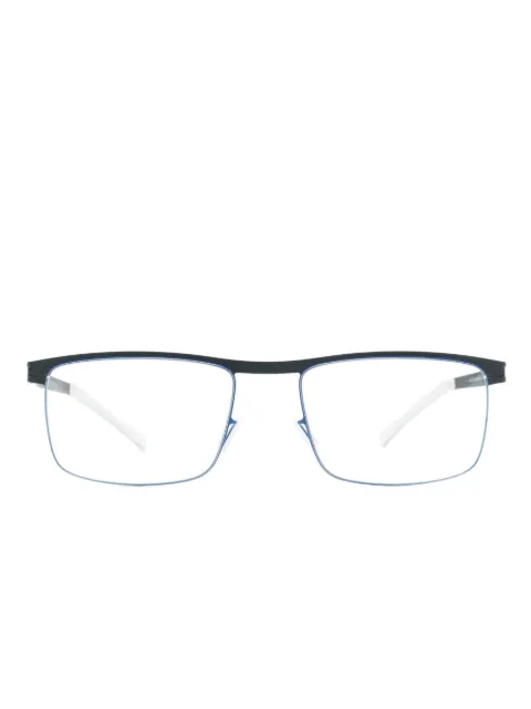 Mykita square-frame raised-bridge glasses