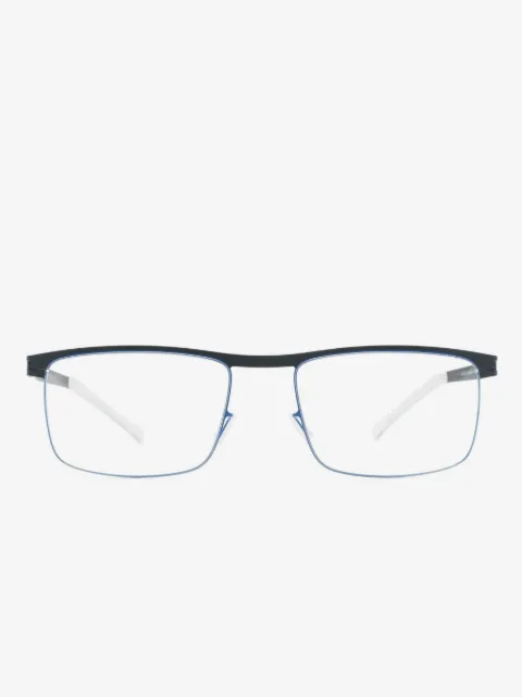 Mykita square-frame raised-bridge glasses