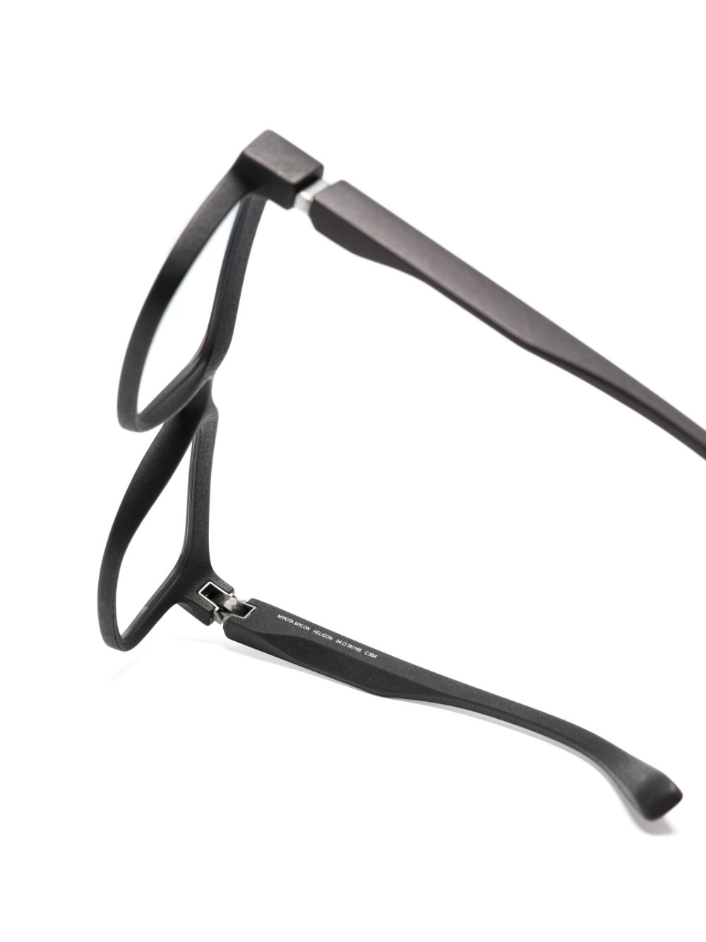 Shop Mykita Helicon Square-shape Glasses In Schwarz