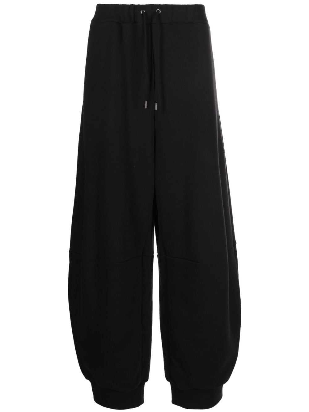 Image 1 of Simone Rocha wide-leg cotton-blend track pants