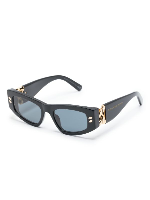 Stella McCartney Eyewear chain-link rectangle-frame Sunglasses - Farfetch