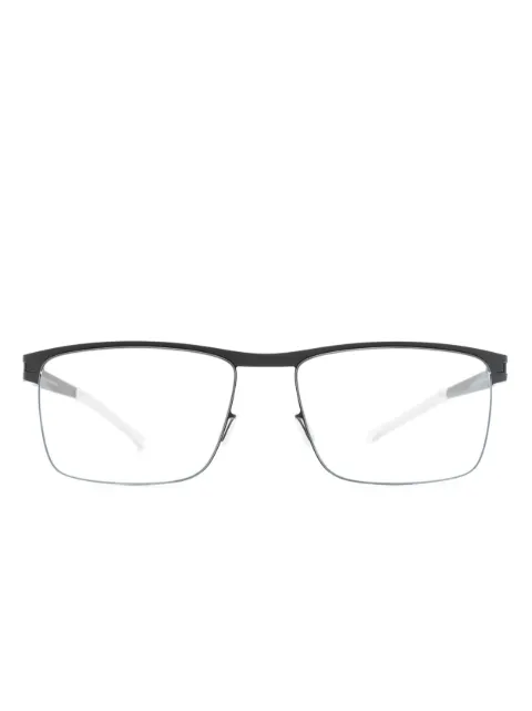 Mykita Dalton rectangle-frame metal glasses 