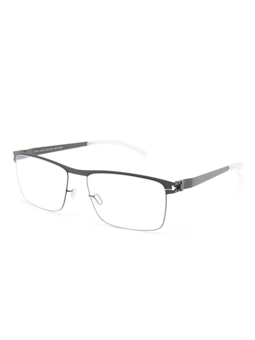 Mykita Dalton rectangle-frame Metal Glasses - Farfetch