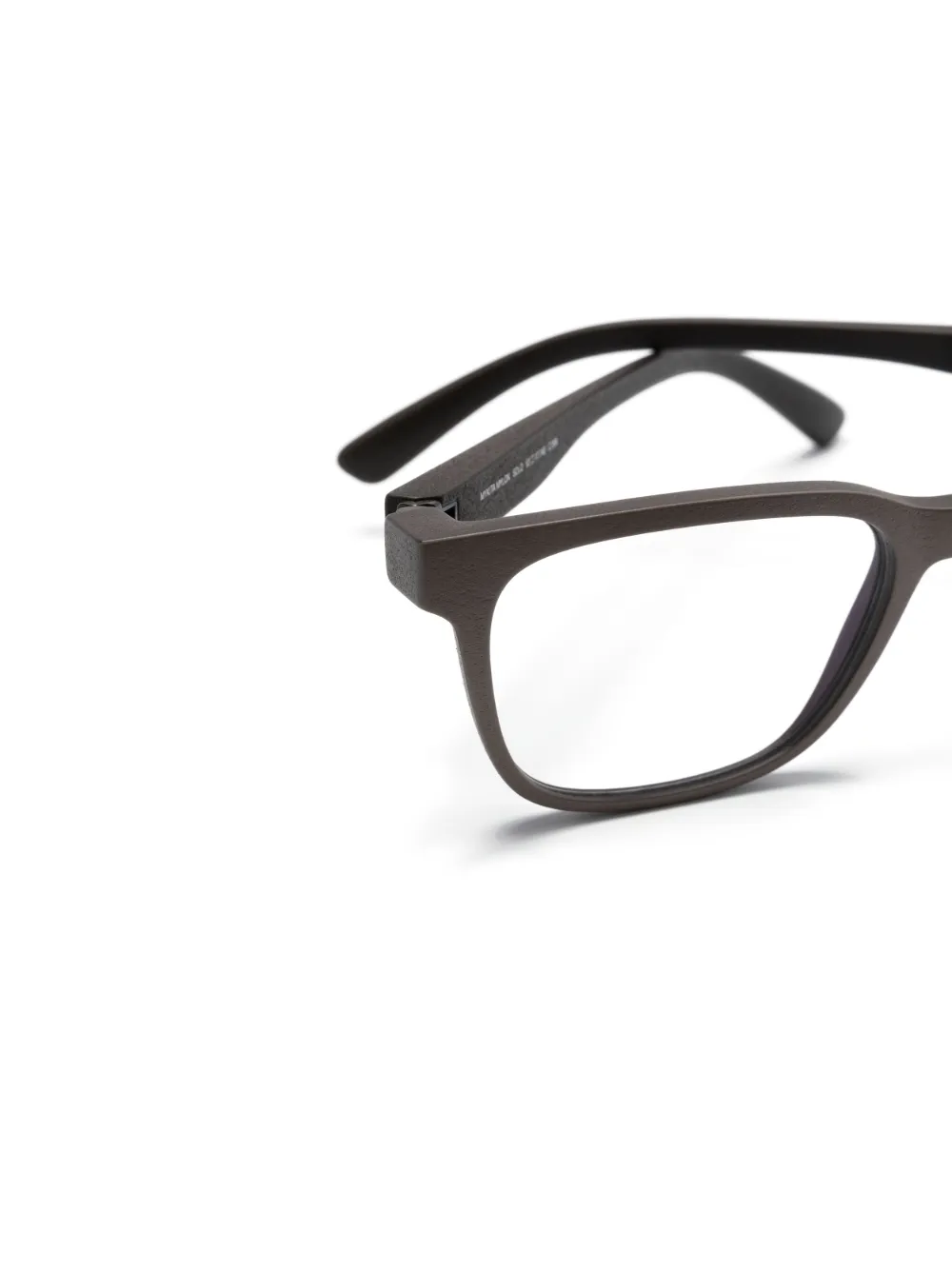 Shop Mykita Solo Square-frame Glasses In Schwarz