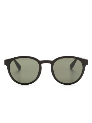 Oliver Peoples N.07 ラウンドフレーム サングラス | ブラック