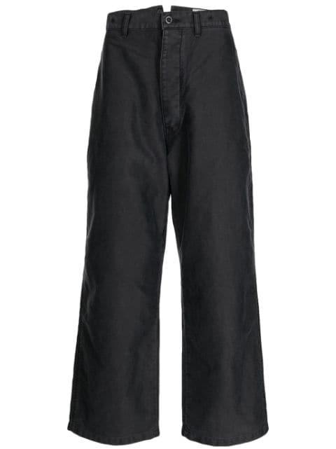 Danton mid-rise wide-leg trousers