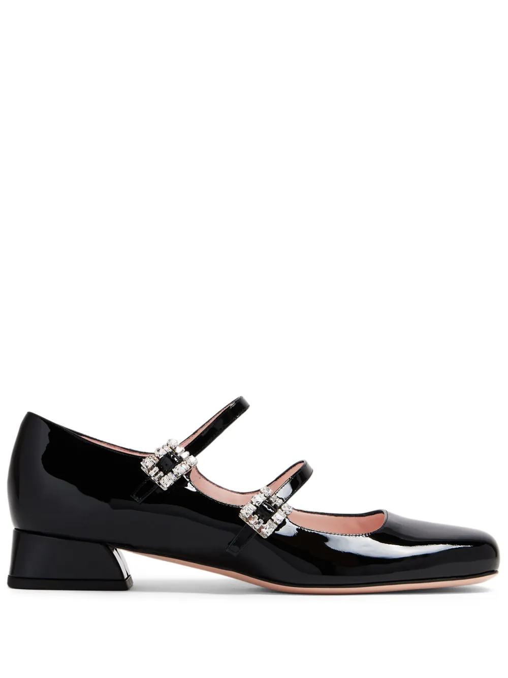 Roger Vivier 30mm Trés Vivier crystal-embellished pumps | Black | Image 1