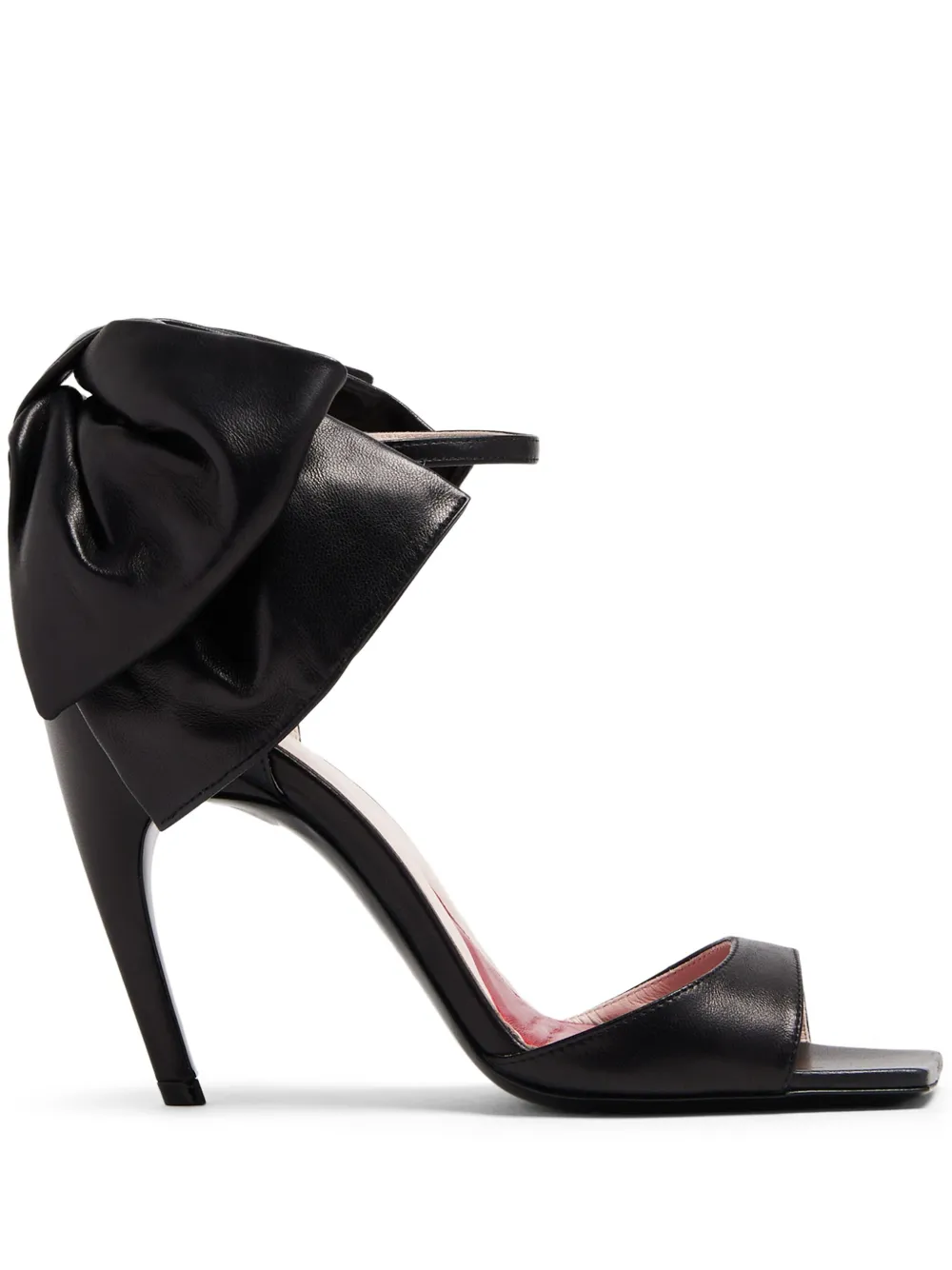 Viv' Choc Back Bow 100mm Open-Toe Sandals