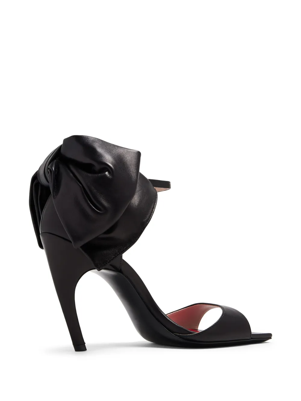 Viv' Choc Back Bow 100mm Open-Toe Sandals