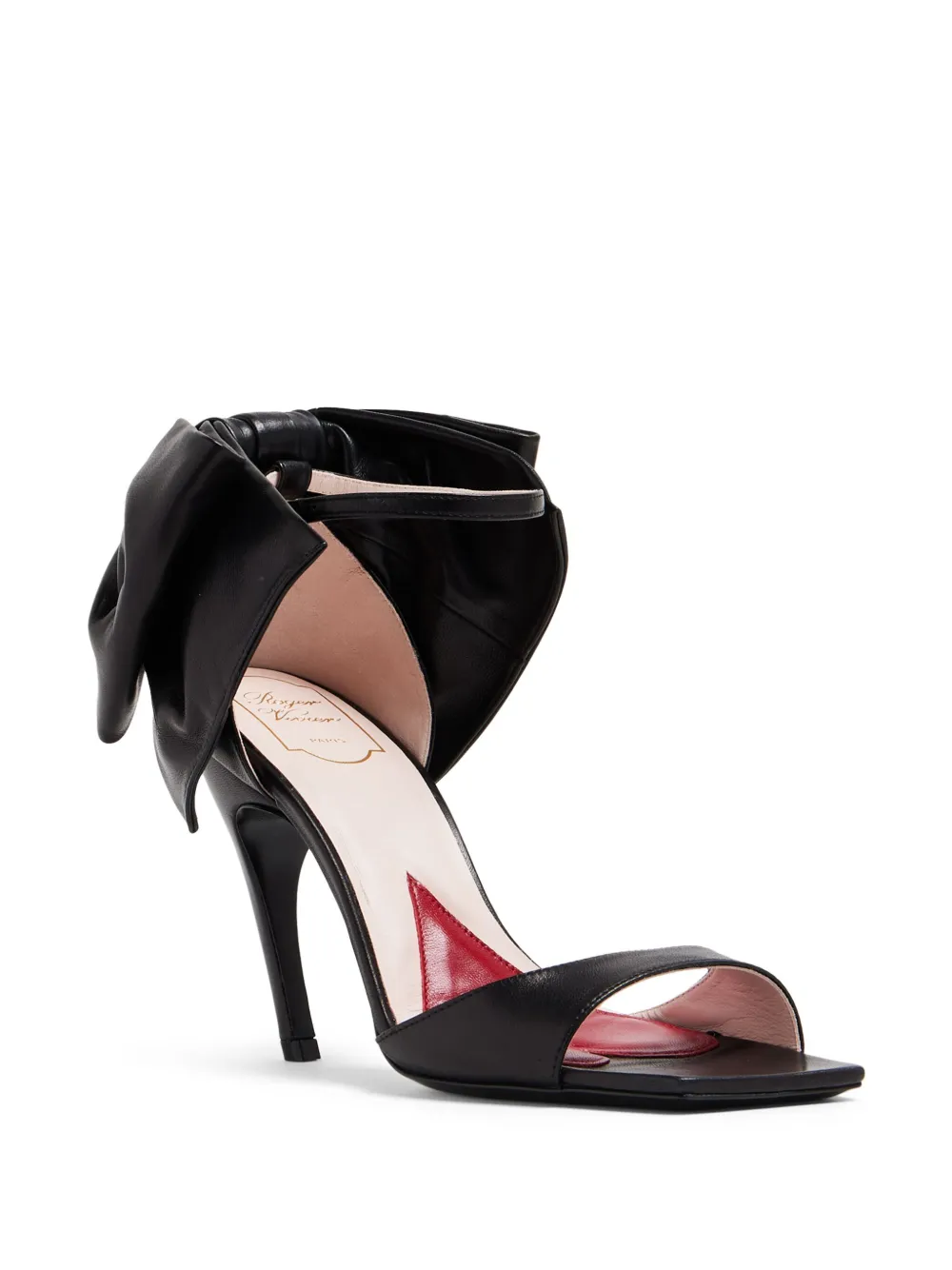 Viv' Choc Back Bow 100mm Open-Toe Sandals