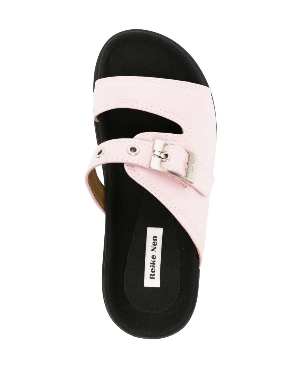 Shop Reike Nen Buckle-fastening Leather Sandals In Pink