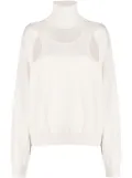 Coperni cut-out detail high-neck jumper - Pink