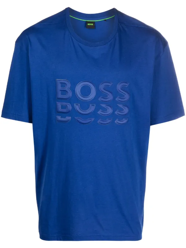 hugo boss embossed t shirt