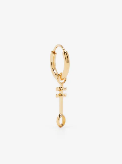 Capsule Eleven Nefer-symbol hoop earring