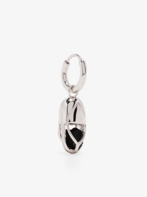 Capsule Eleven capsule Onyx hoop earring