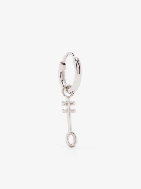 Capsule Eleven Nefer-symbol hoop earring