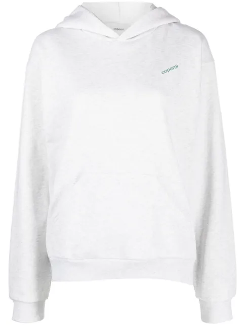 Coperni logo-print jersey hoodie