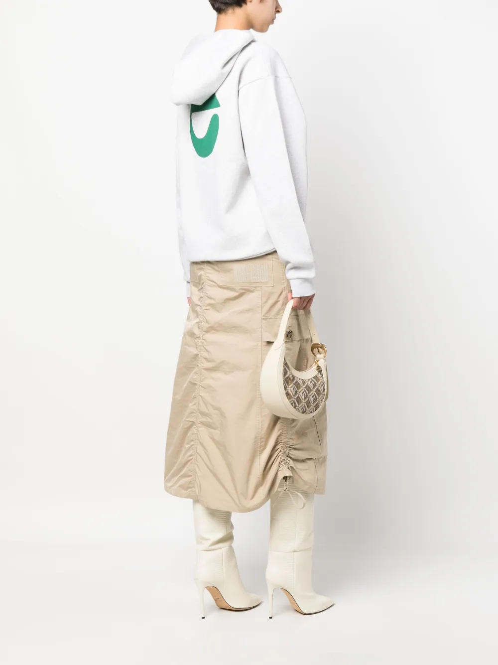 Coperni Hoodie met logoprint - Grijs
