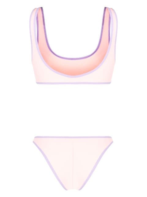 contrasting-border bikini