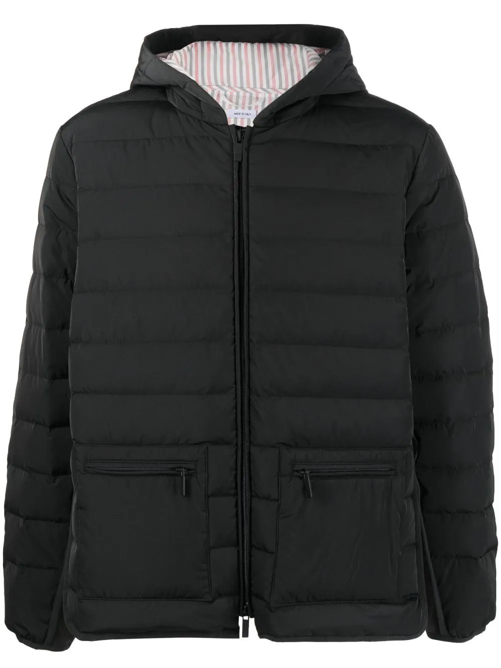 THOM BROWNE 4-BAR STRIPE PADDED JACKET