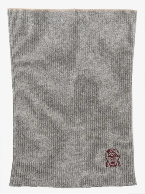 Brunello Cucinelli cache-cou en cachemire à broderies