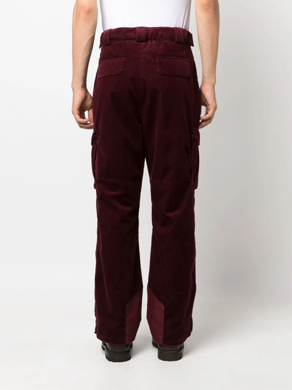 Brunello Cucinelli Broek met geborduurd logo Rood