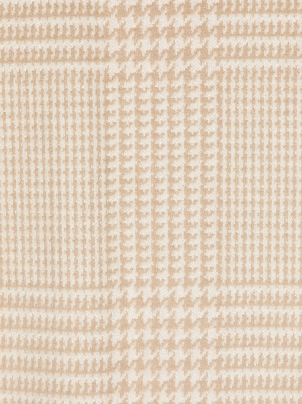 Brunello Cucinelli Sjaal met pied-de-poule print - Beige