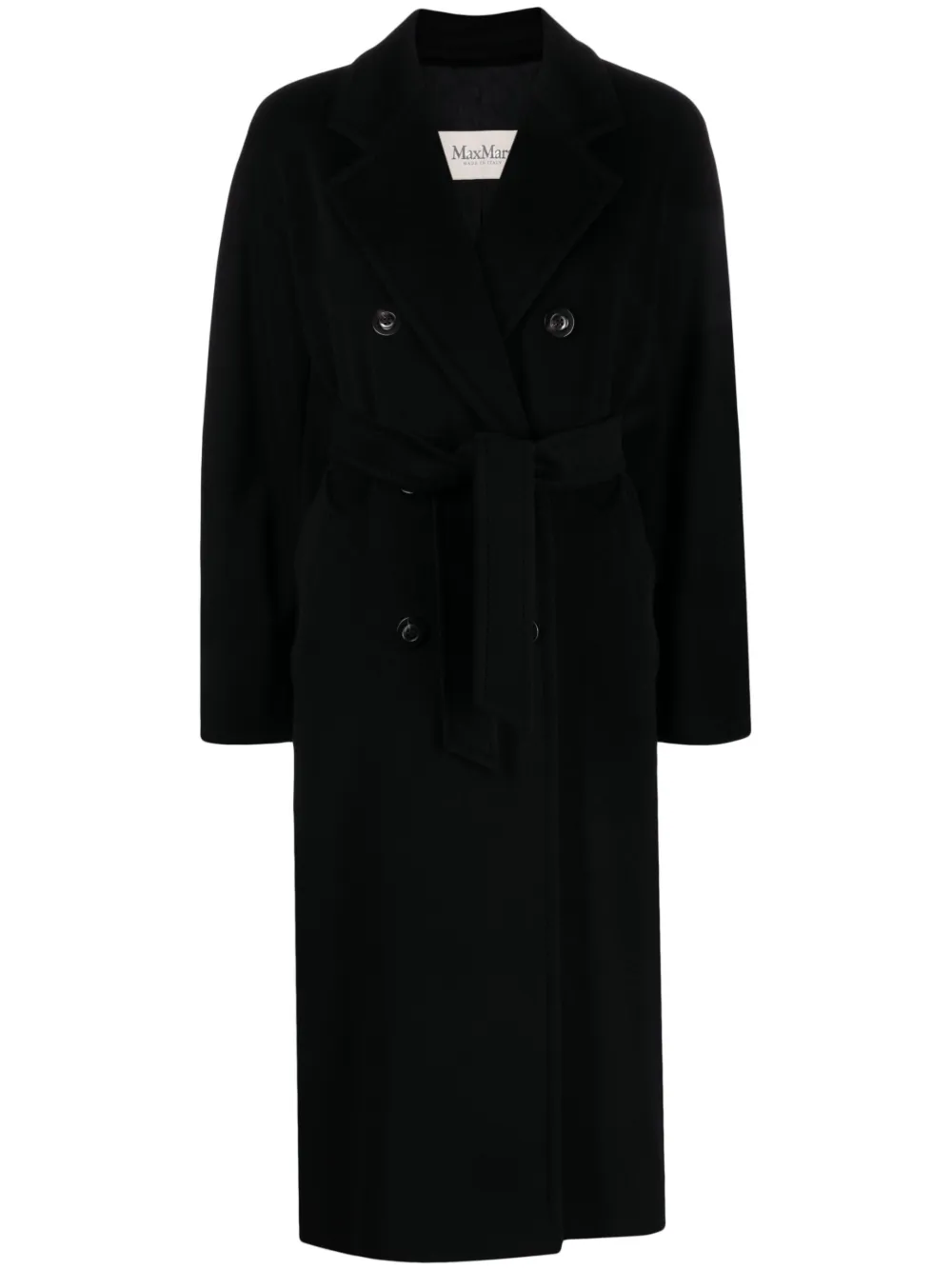 Max Mara Jas met ceintuur Zwart