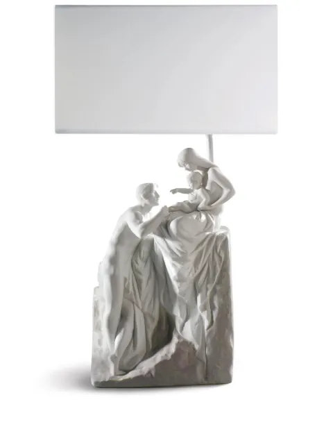 Lladró Family Table porcelain lamp