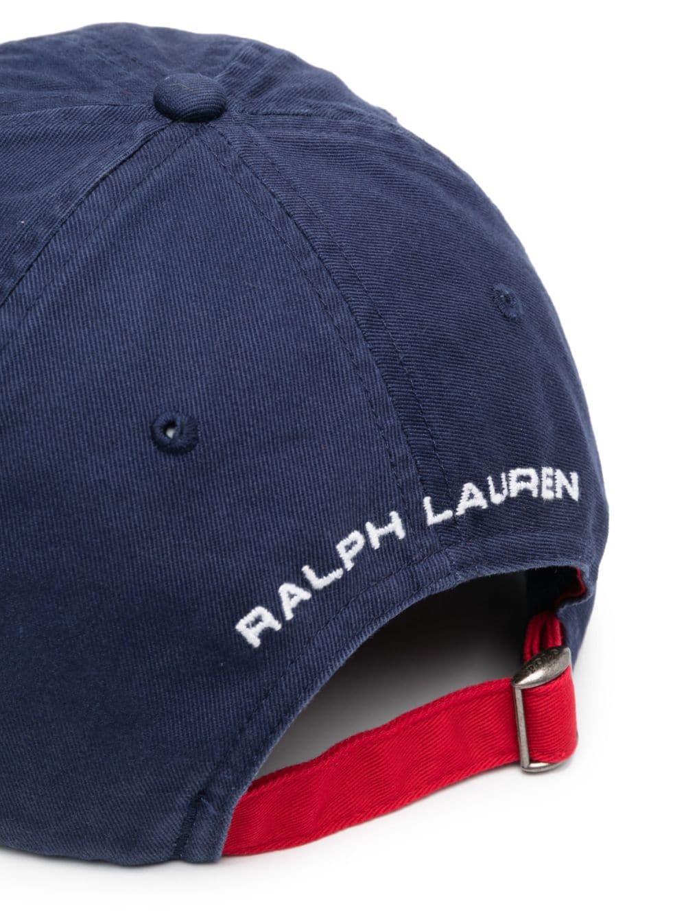 Polo Ralph Lauren logo-embroidered cotton cap - Blauw